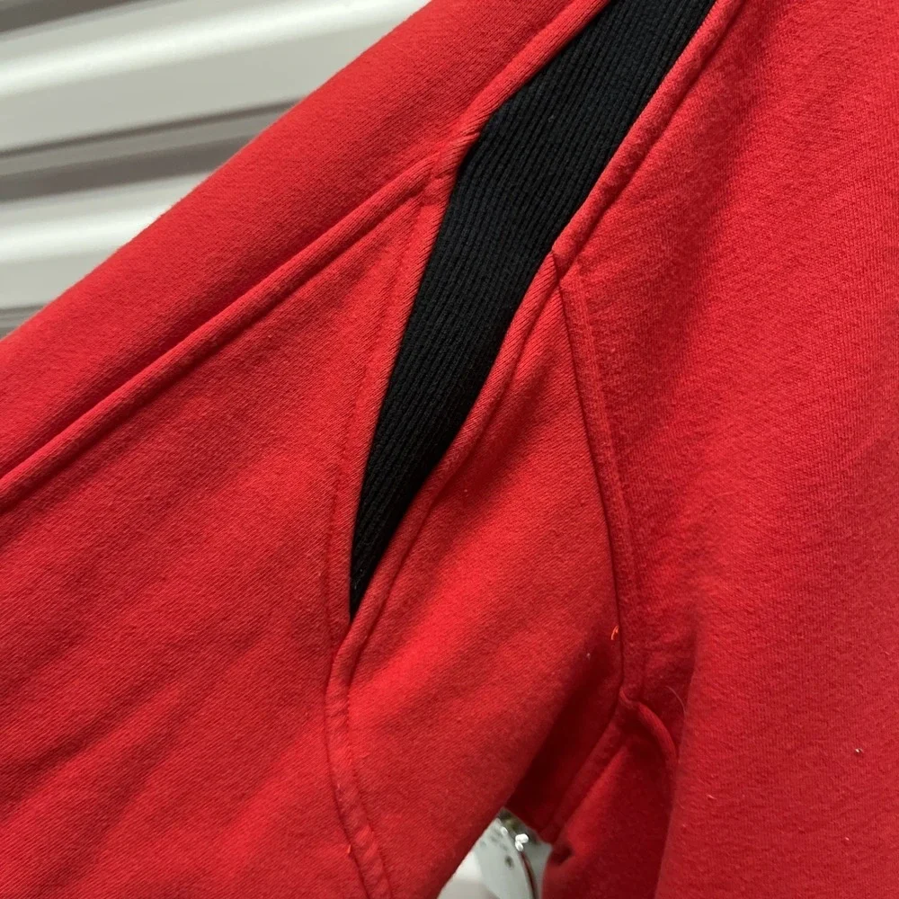 Vintage Y2K Nike Ohio State Buckeyes Mens Hoodie Large Red Sweatshirt College